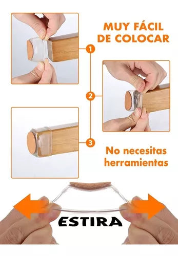 ProtegePisos ®  protector de patas *8 unidades