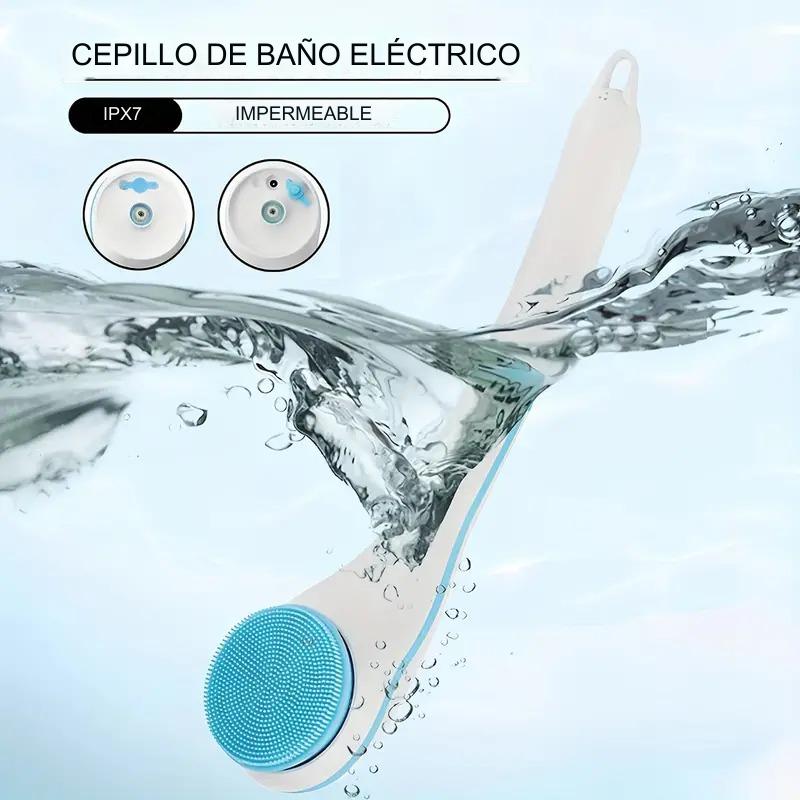 Cepillo Ducha Masaje Spin Spa ®  5 cabezales para satisfacer tus necesidades