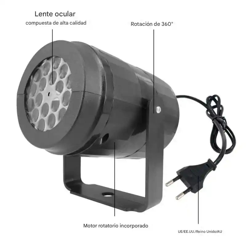 Proyector Laser Figuras De Navidad