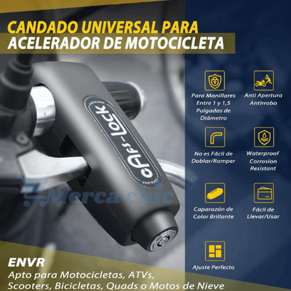 Candado para Moto Caps Lock ®