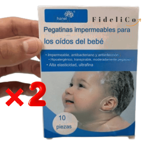 protector de orejas ® para baño de bebe