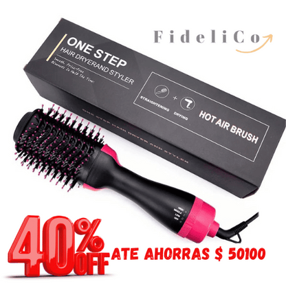 cepillo giratorio 4 en 1 ® ultima tecnologia  reducir el daño del cabello