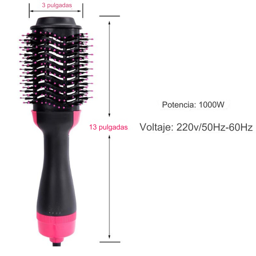 cepillo giratorio 4 en 1 ® ultima tecnologia  reducir el daño del cabello